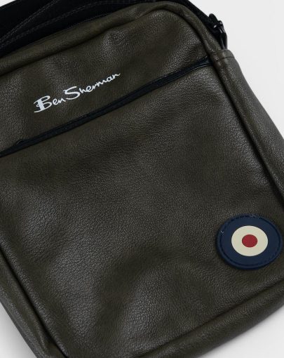 CrossBodyPULeaBagDkOlive2