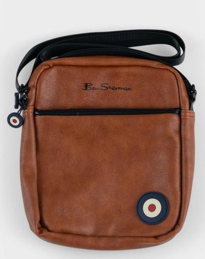 CrossBodyPULeaBagTan1