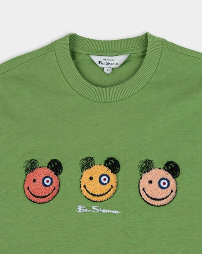 HappyBearsChenilleApplique260GSMPiquantGreen2