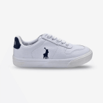 Polo Classic Leather Sneaker Youth White