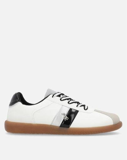 Polo Side Flash Retro Sneaker White