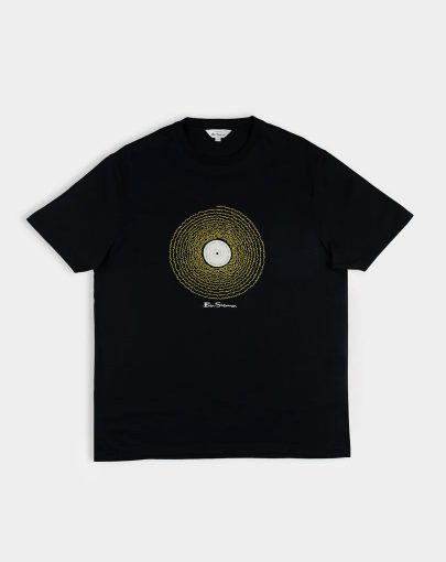 Ben Sherman Sound Waves Tee B Black