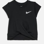 Nike All Day Play Twist Hem Tee G Black