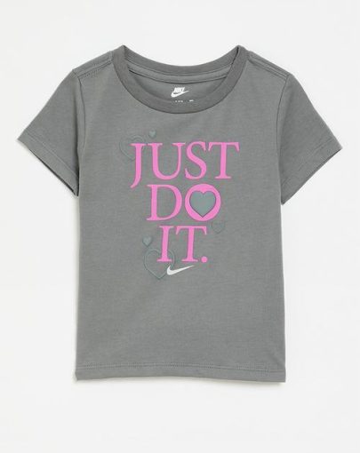 Nike Game Swoosh Match Ringlet Tee G Charcoal