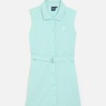 Polo Nia SL Pique Dress Turquoise