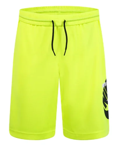 nike ess mesh shorts yellow
