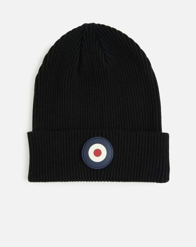 Ben Sherman Targy Rib Beanie BSHEAD0038 Black