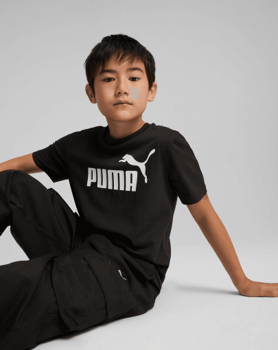 Puma Ess No1 Logo Tee Black