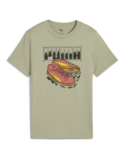 Puma Graphic Sneaker Tee Olive