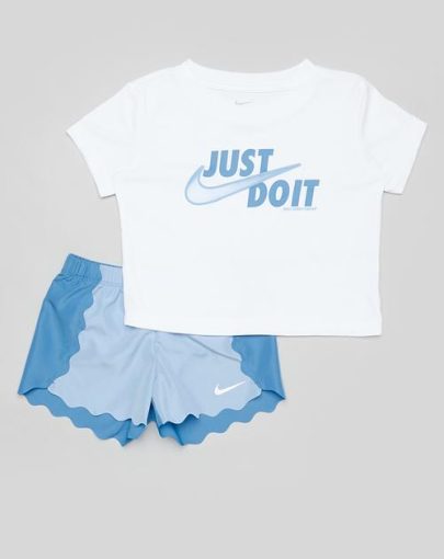 Nike Swoosh Motion Wavy Set G White