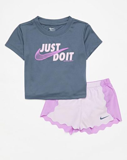 Nike Swoosh Motion Wavy Set G Charcoal