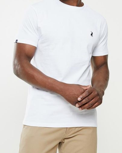 Polo Crew Neck Tshirt White