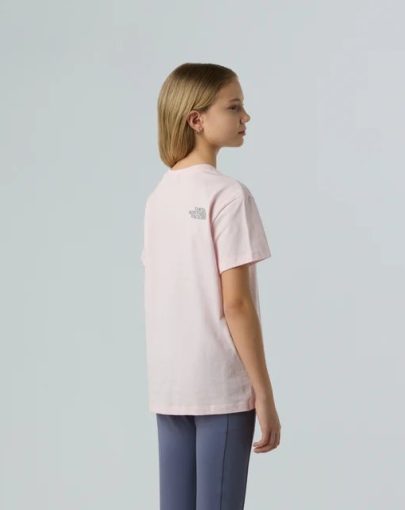 The North Face Refelctive Logo Tee G Pink2