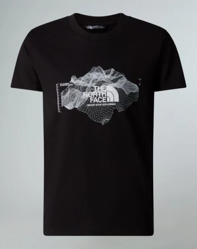 The North Face Topographic Tee B Black