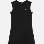 Polo Anna Pleated Dress Black