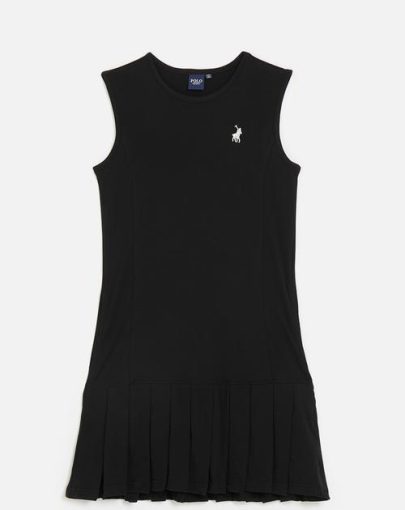 Girls anna short sleeve pleated dress