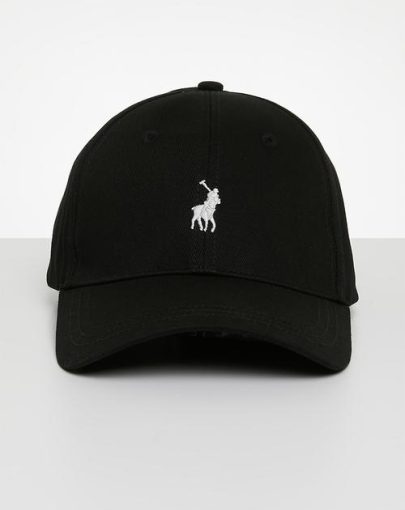 Polo 6 Panel Classic Peak Cap blk2