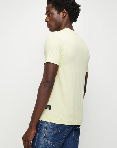 Polo Block Logo Tee Lime2