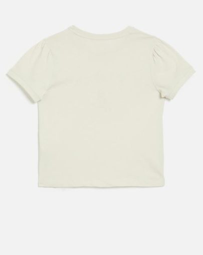 Polo Daniela Printed Tee Silver Grey2