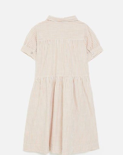 Polo Payton Striped Dress Taupe2