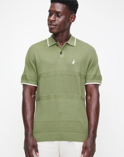 Polo Textured Knitted Golfer Fatigue