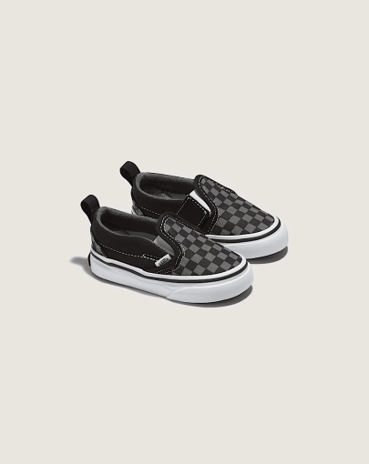 Toddler-Classic-SlipOn-V-Checkerboard-Shoe grey blk 2