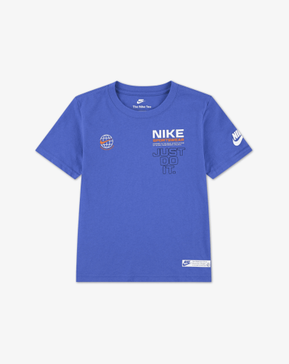 GLOBE – Print T-shirt – comet blue