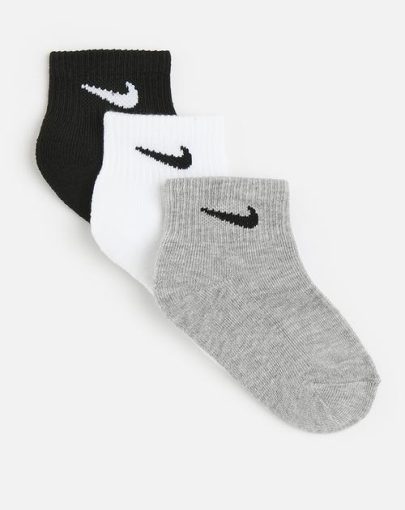 Nike Basic Pack Crew 3PK grey qrt