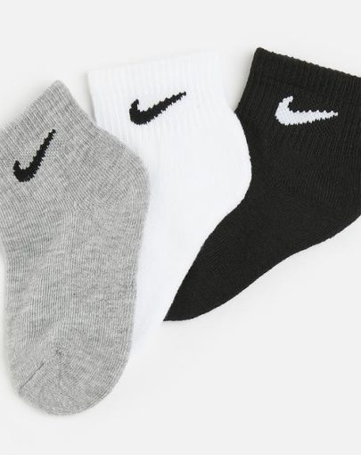 Nike Basic Pack Crew 3PK grey qrt2