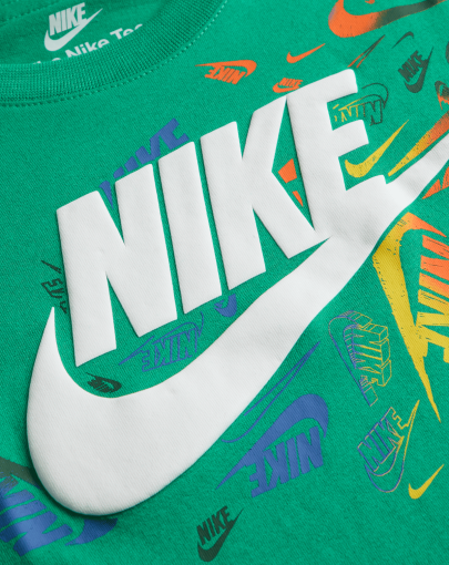 Nike Boys Revealed Green Tee3