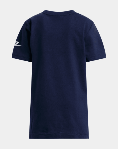 Nike Unisex Kids Futura Evergreen Navy T-Shirt2