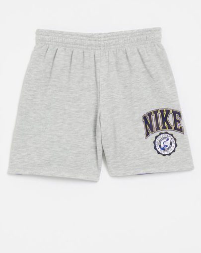 Nike pe french terry reversible shorts – light smoke gray heather