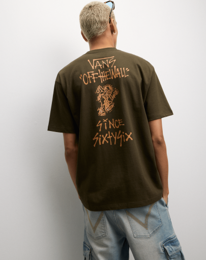 Vans Stomper Loose Fit Tee Brown