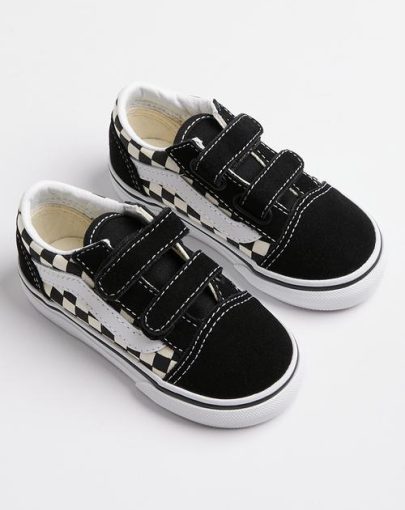 old skool balck white check inf 5