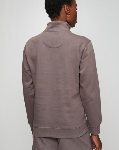Polo Harper LS Quarter Zip Track Top Iron3