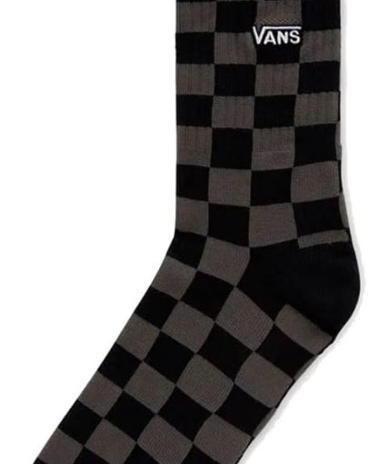 Vans Checkerboard Crew Unisex Grey Black