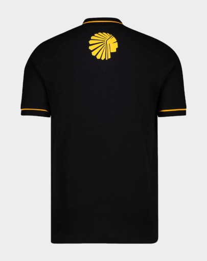 Kappa Mens Kaizer Chiefs Averegi Supporters Leisure Cotton Black Polo Tee2