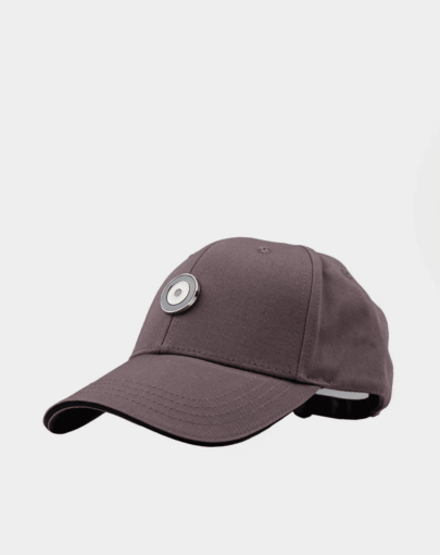 Metal Target Badge Cap – Cocoa Powder