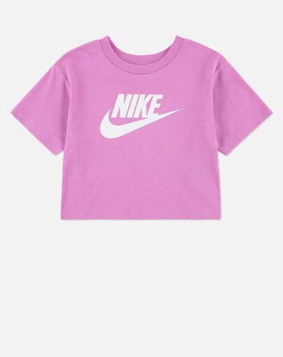 Nike HBR Club Boxy Tee Girls Pink migenta