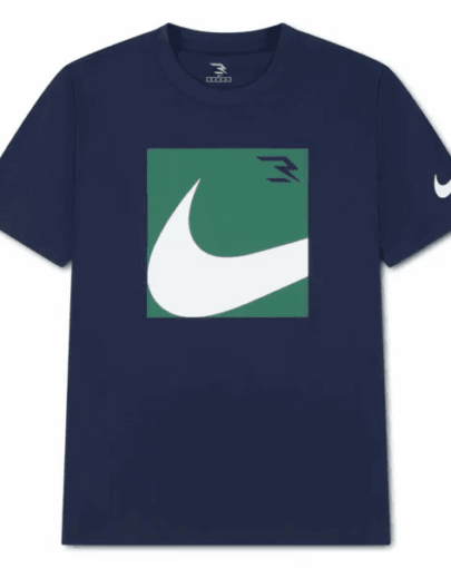 Nike RWB Boys Boxed Swoosh T-Shirt-navy