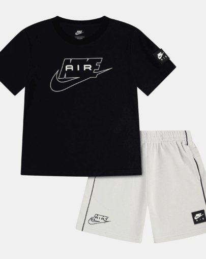 nkb nk air flc short set bone black