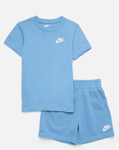 nkn club lbr knit short set uniblue