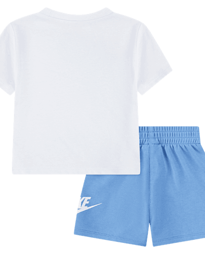 nkn club tee short set university blue2