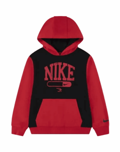 rwb vintage french terry hoodie black red