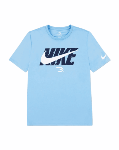 rwb wordblock dri fit tee blue