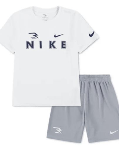 rwb wordmark 3b short set white