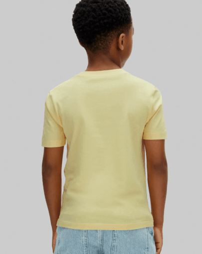 ck logo tee kids french vanilla yellow2