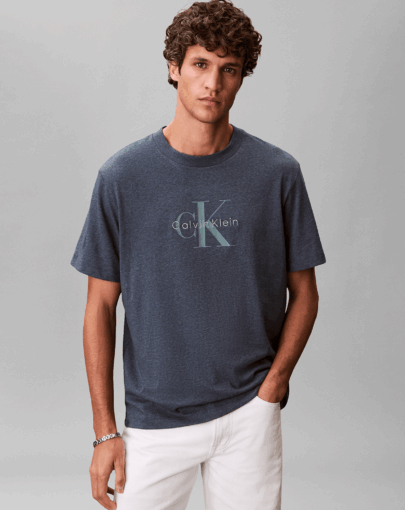 ck monologo nearly navy heather