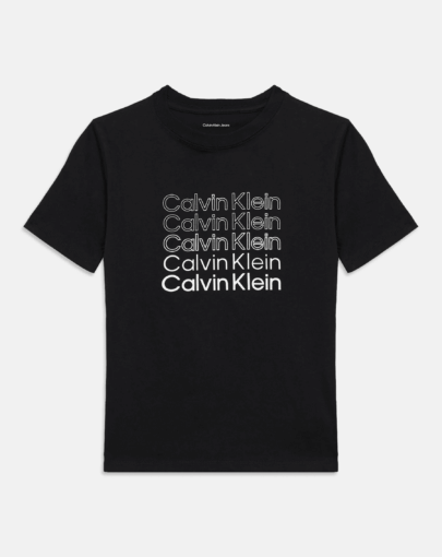ck stacked logo kids tee