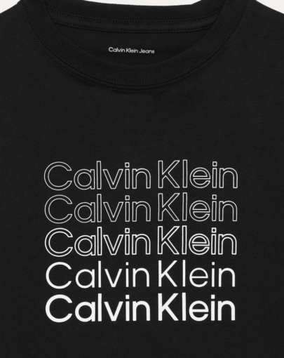 ck stacked logo kids tee2